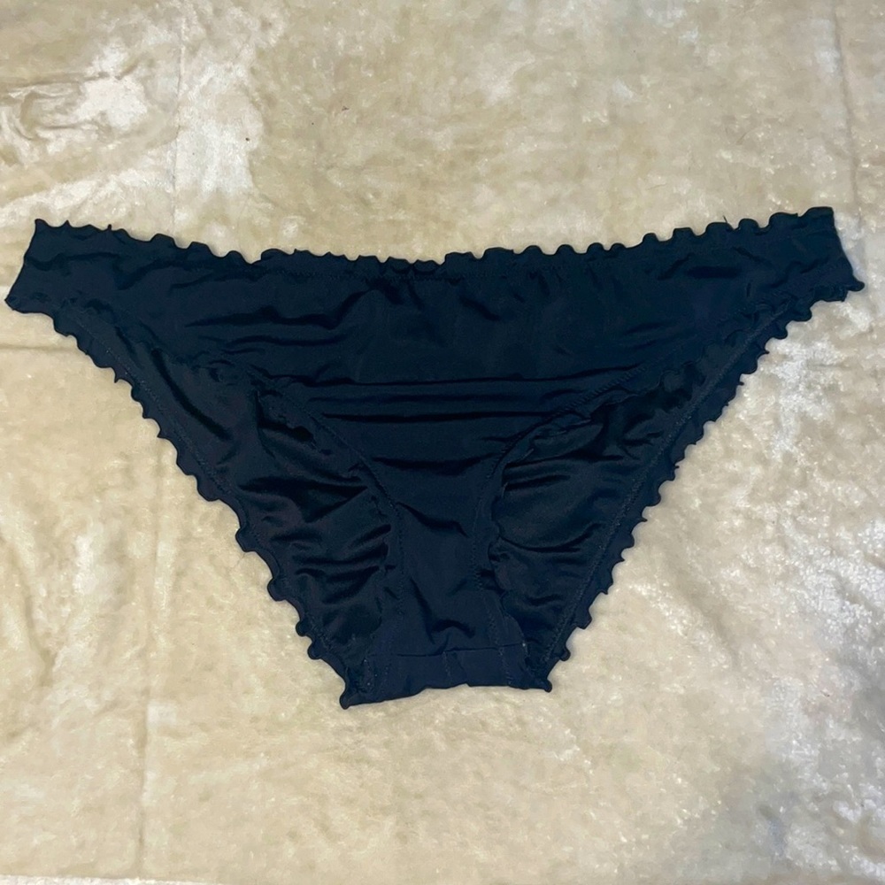 black bikini bottoms